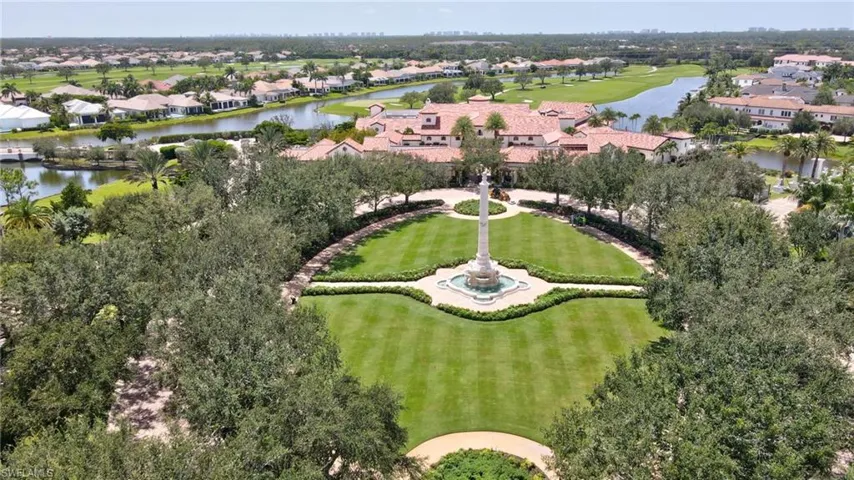 Aerial overview of property's location in proximity to clubhouse
