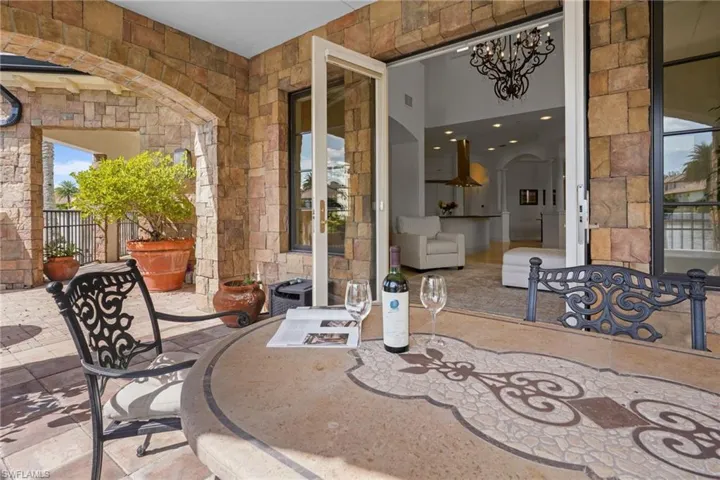 View of patio / terrace featuring french doors