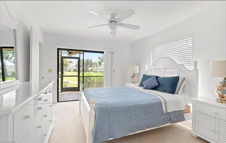 Main Bedroom with  access to lanai