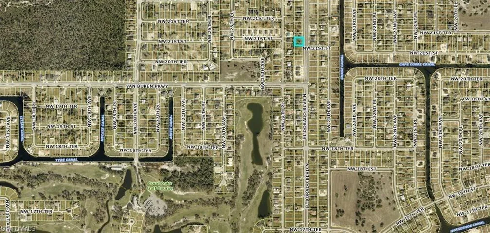 Short Distance to Coral Oaks Golf Course
