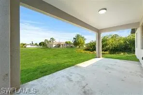 View of patio