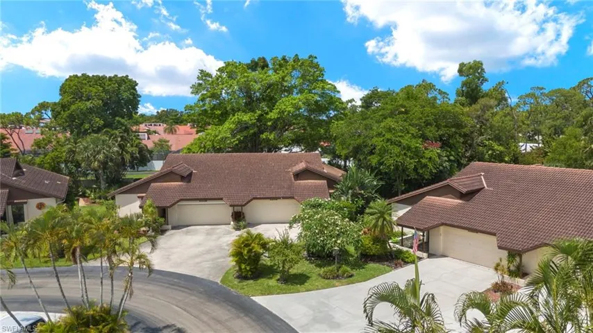 View from above of property