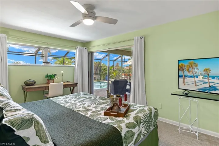 Primary Bedroom with desk