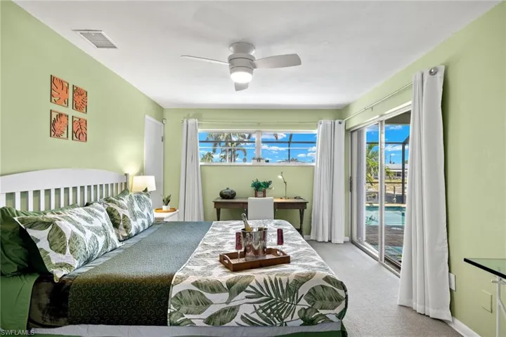 Primary Bedroom with access to outside