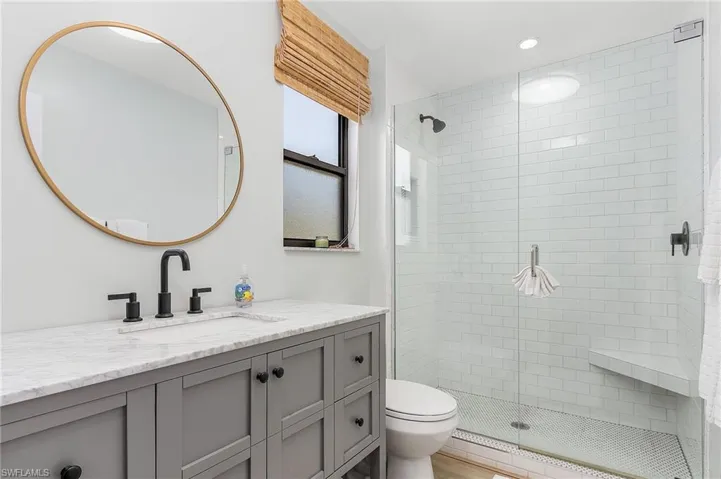 Master Bath with walk in shower.