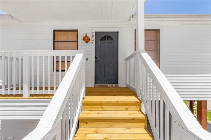 Entry to home and steps have been replaced.