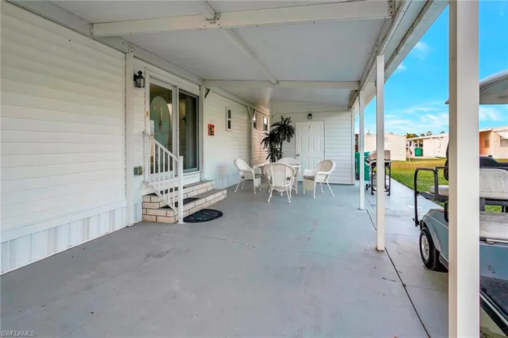 View of patio