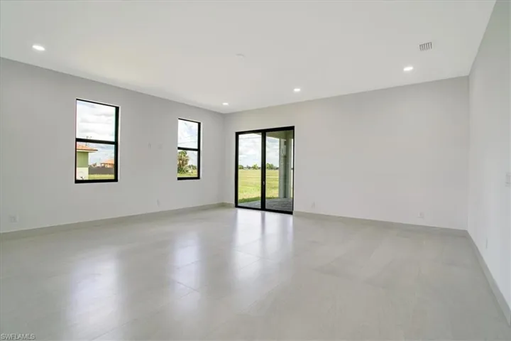 View of spare room
