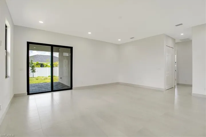 View of spare room