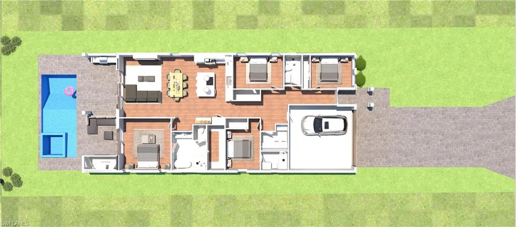 View of floor plan / room layout