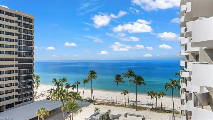Property view of water featuring a beach view