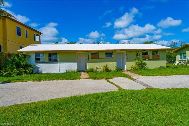 Duplex--each unit includes 1 bed/1 bath. In need of total restoration due to Hurricane Ian. Home is gutted and ready for renovation.