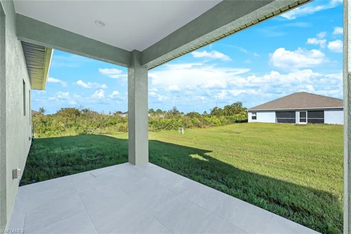 View of patio