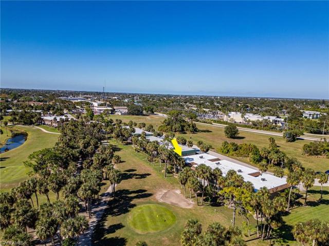 Aerial view of Ninth hole Green.