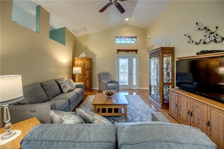 Great Room  looking to front entry door.