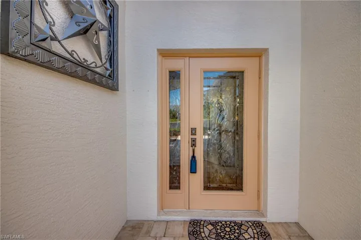 High Impact Leaded Glass Front Door.