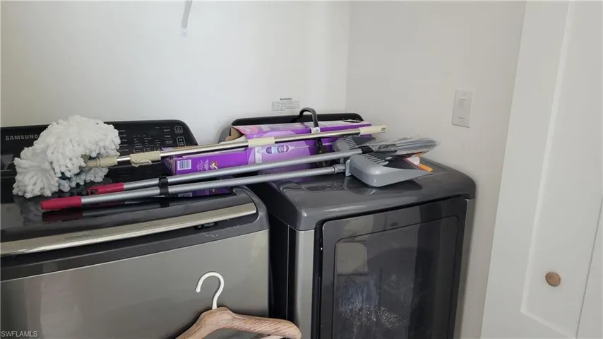 Laundry closet