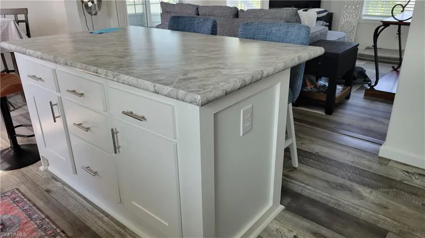 Island with extra storage