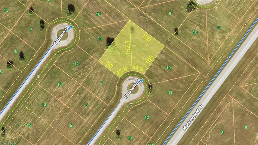 Aerial overview of property's location
