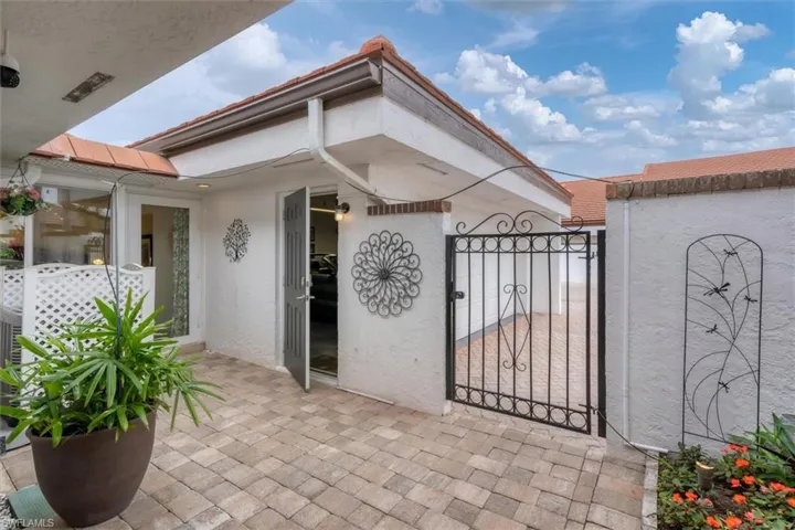 Entrance to attached 2 car garage