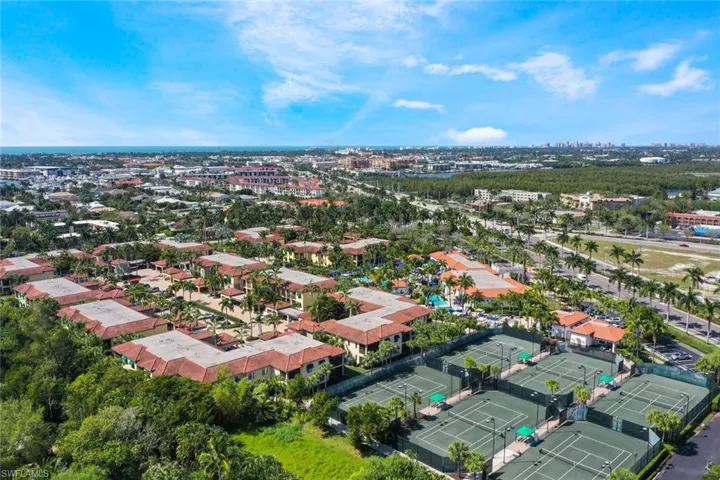 Aerial view of property's location