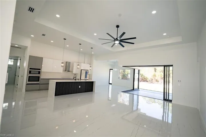 open-concept with mother finishes