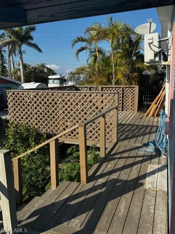 View of deck