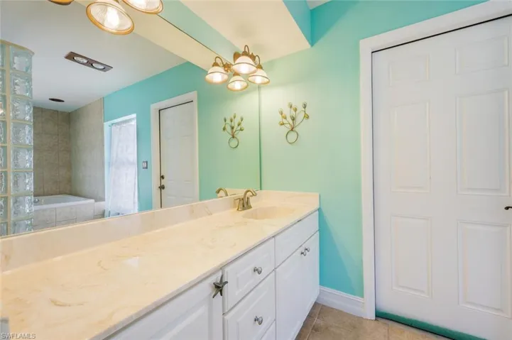 Exterior Door in Master Bath allows private entry to Master Bath & Bedoom