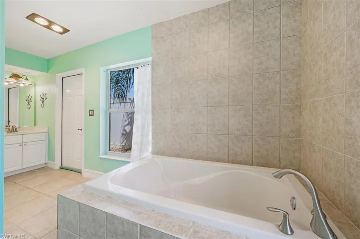 Exterior Door in Master Bath allows private entry to Master Bath & Bedoom