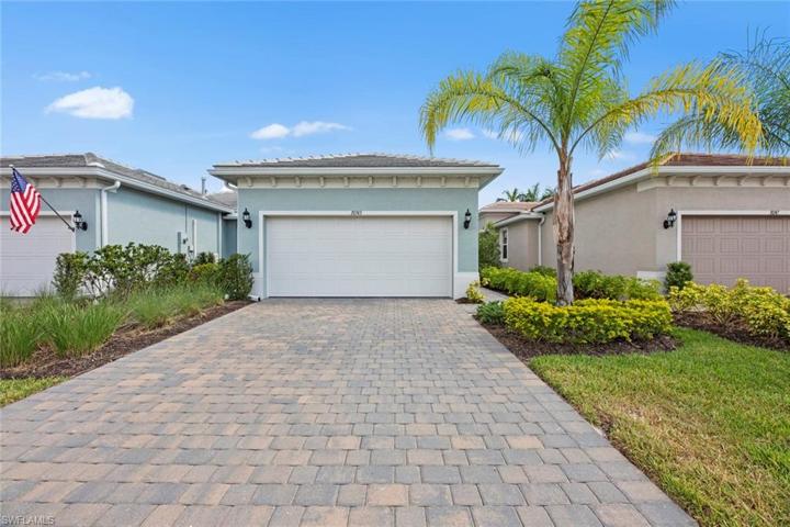 Brick paver driveway