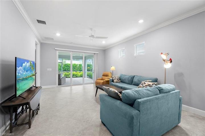Recessed lighting, plus plenty of windows gives you plenty of light