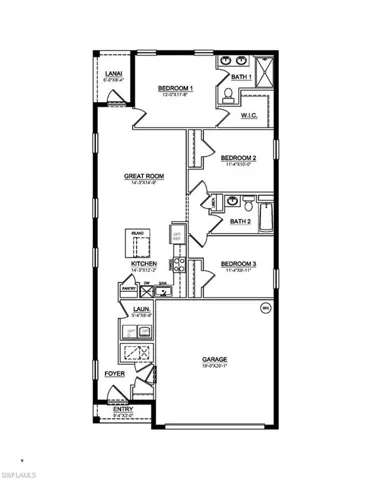 View of floor plan / room layout