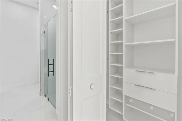 View of closet