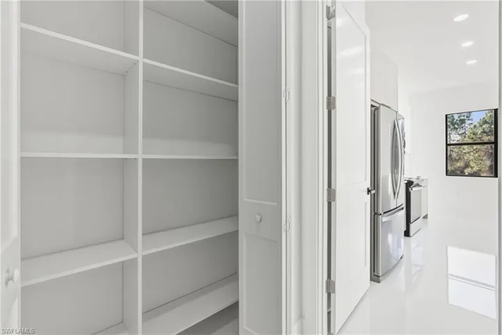 View of storage area