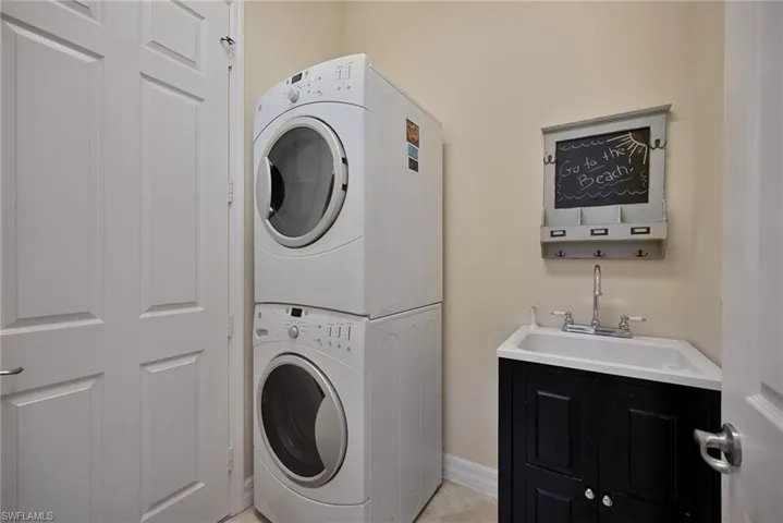 FIRST FLOOR LAUNDRY AND SINK.