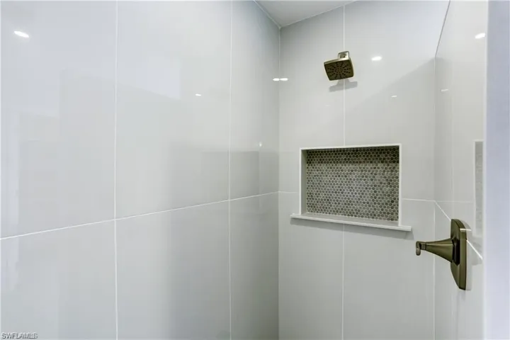 Custom tile in shower
