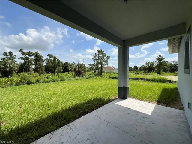 View of yard featuring a patio