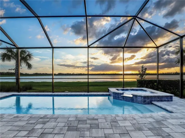 Pool at Dusk