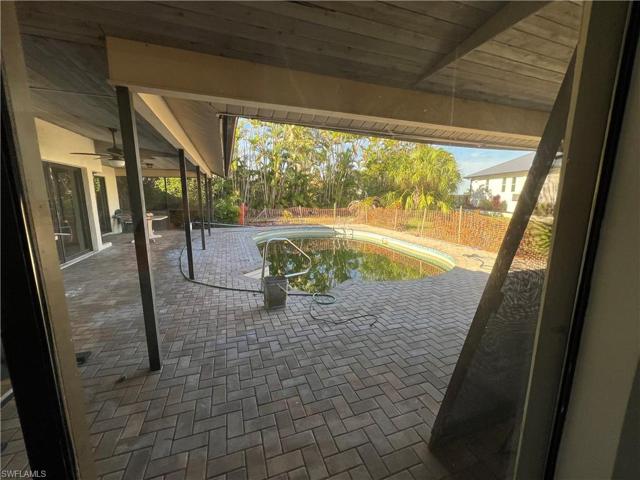 Pool Area - Screen Enclosure has been removed.