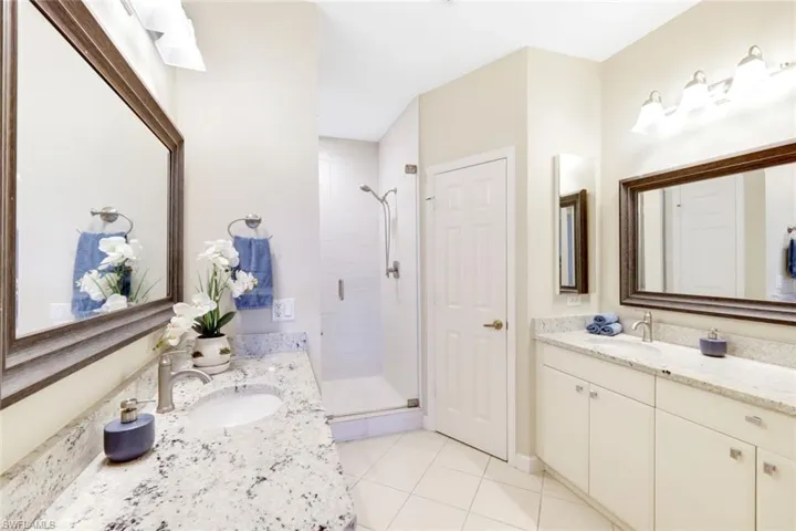 Remodeled primary bathroom