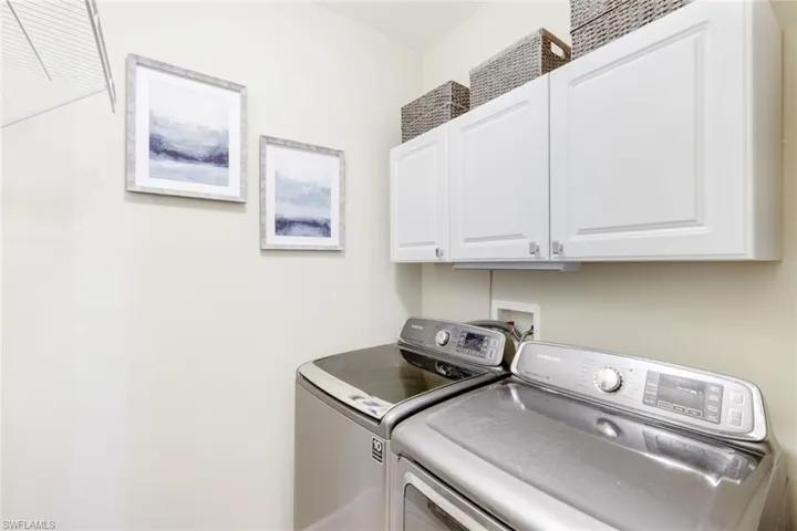 Laundry room with storage