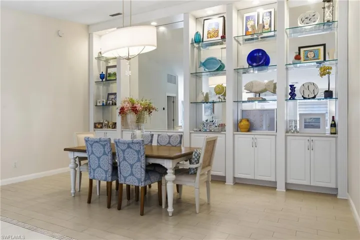 Open dining area ideal for both everyday meals and entertaining guests.