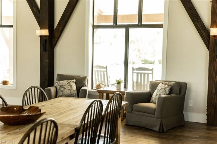 Dining room featuring wood finished floors