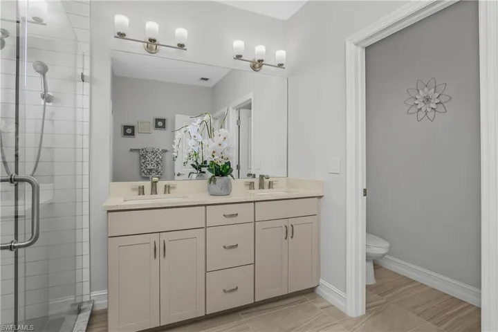 Double sinks in Primary Bathroom