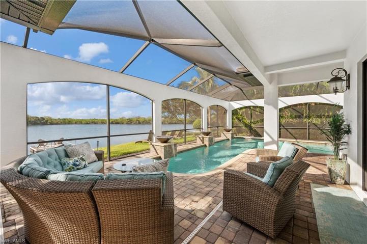 Pool Side Seating Area