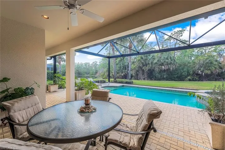 You are going to love your outdoor lanai space.