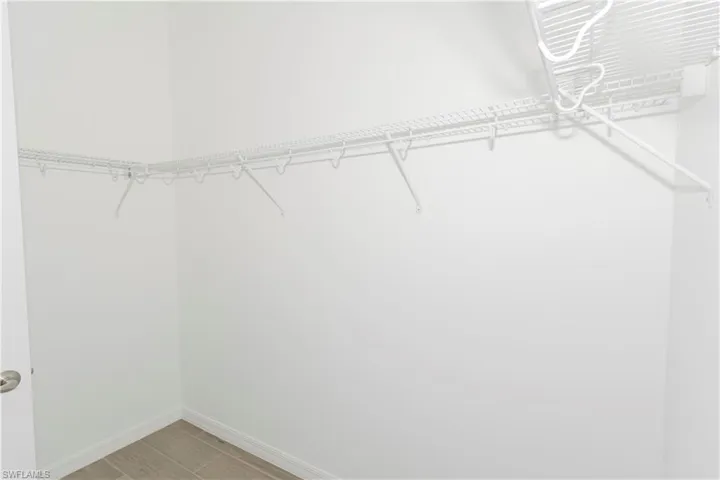 View of spacious closet