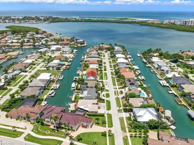 View of property location near Collier Bay on direct water
