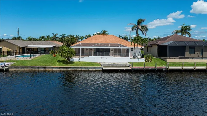Back of home and dock