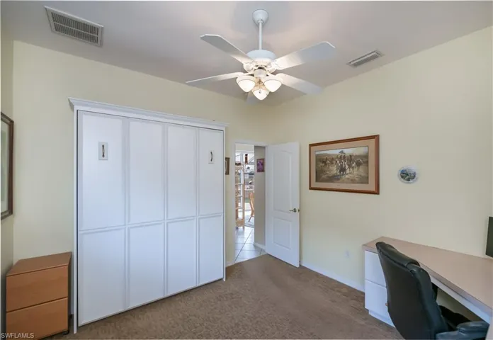 guest bedroom #2 with built in murphy bed
